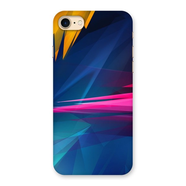 Blue Red Abstract Back Case for iPhone 7