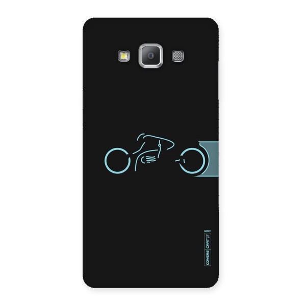 Blue Ride Back Case for Galaxy A7