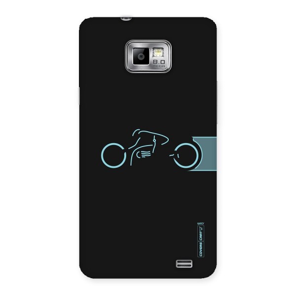 Blue Ride Back Case for Galaxy S2