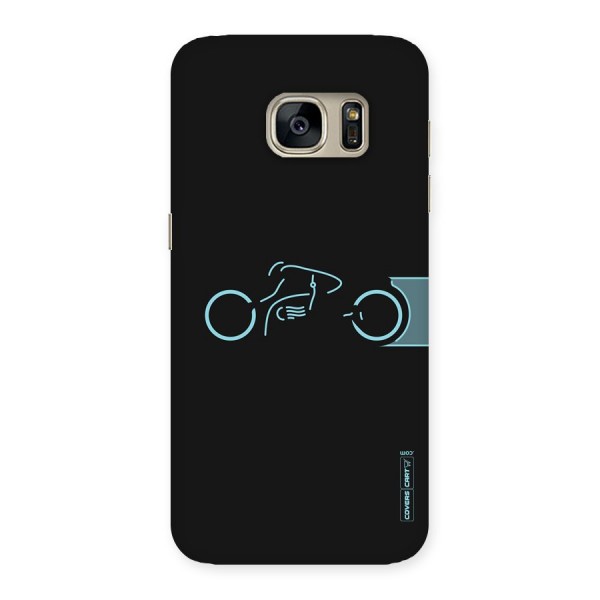 Blue Ride Back Case for Galaxy S7