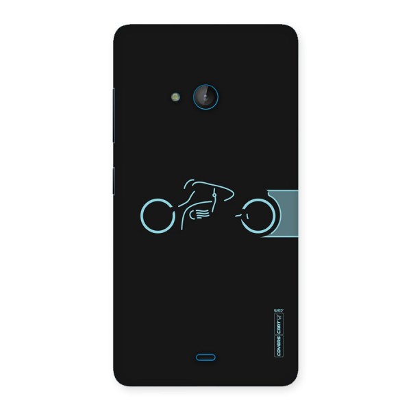 Blue Ride Back Case for Lumia 540
