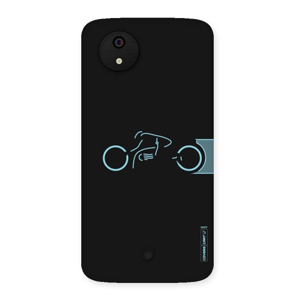 Blue Ride Back Case for Micromax Canvas A1