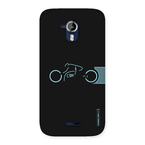 Blue Ride Back Case for Micromax Canvas Magnus A117
