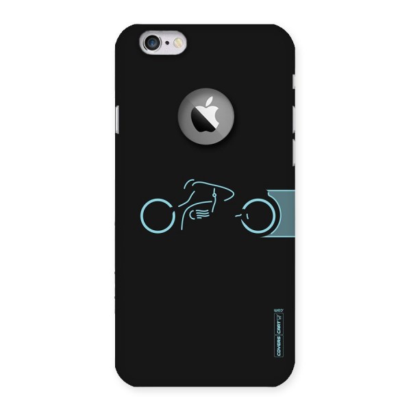 Blue Ride Back Case for iPhone 6 Logo Cut