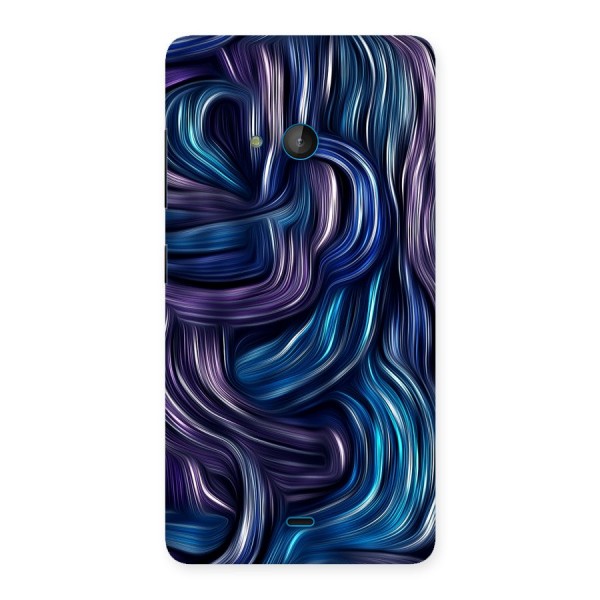 Blue and Purple Oil Paint Back Case for Lumia 540