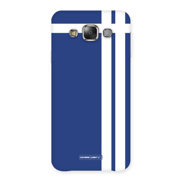 Blue and White Back Case for Galaxy E7