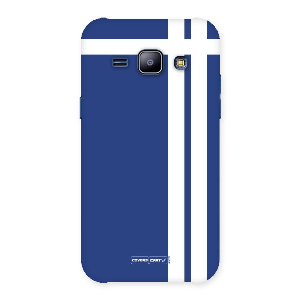 Blue and White Back Case for Galaxy J1