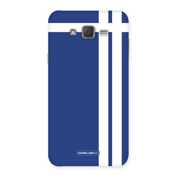 Blue and White Back Case for Galaxy J7