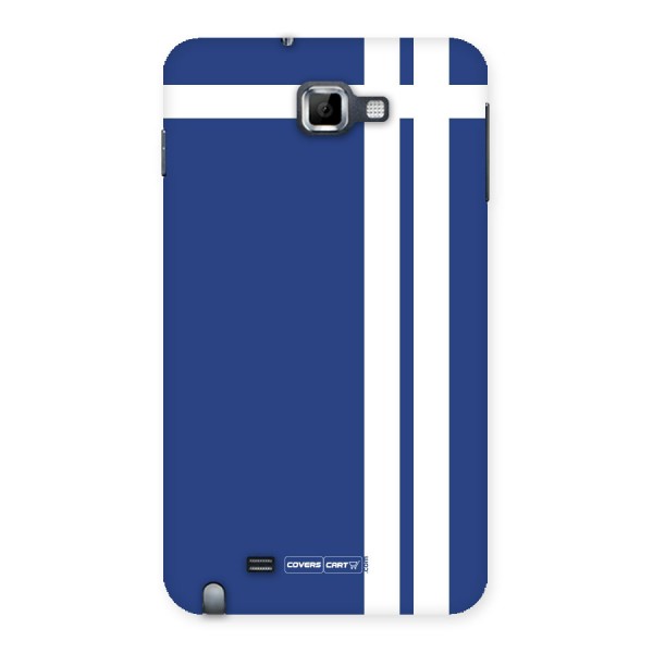 Blue and White Back Case for Galaxy Note