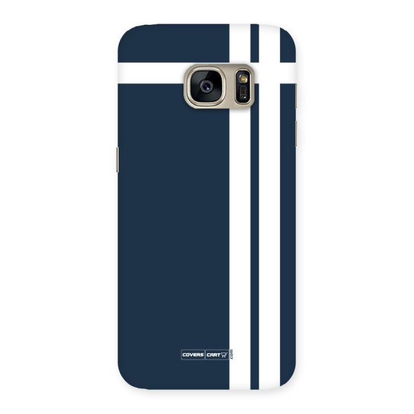 Blue and White Back Case for Galaxy S7