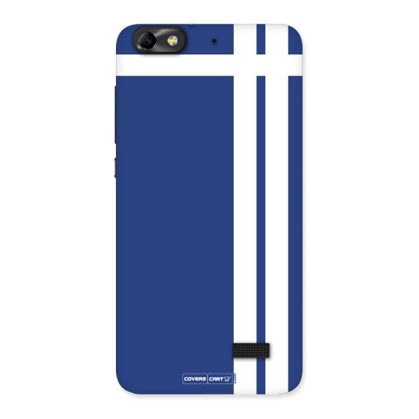 Blue and White Back Case for Honor 4C