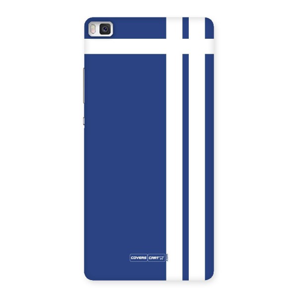 Blue and White Back Case for Huawei P8