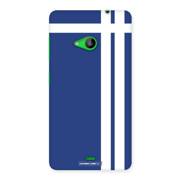 Blue and White Back Case for Lumia 535