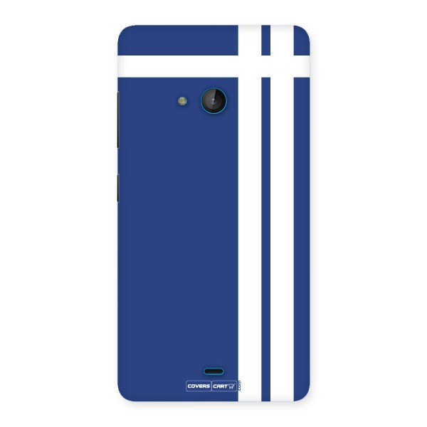Blue and White Back Case for Lumia 540
