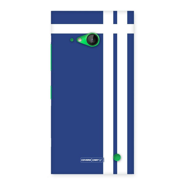 Blue and White Back Case for Lumia 730