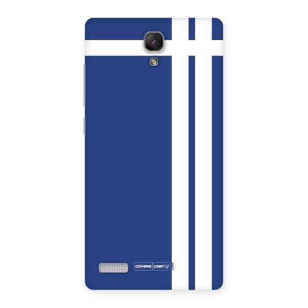 Blue and White Back Case for Redmi Note