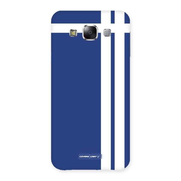 Blue and White Back Case for Samsung Galaxy E5