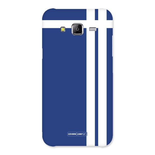 Blue and White Back Case for Samsung Galaxy J5