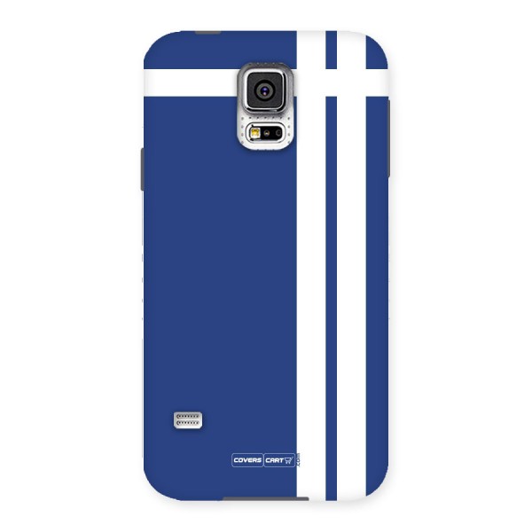 Blue and White Back Case for Samsung Galaxy S5