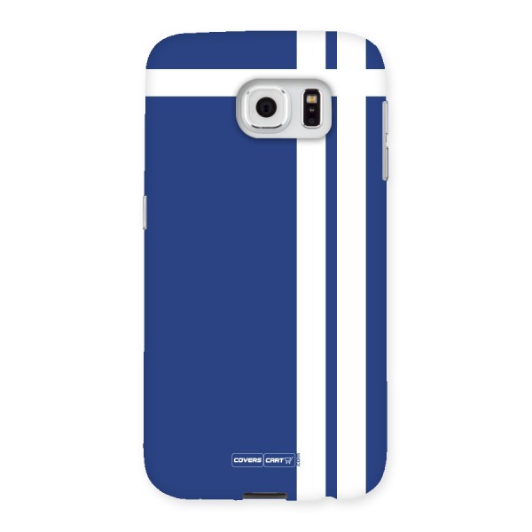 Blue and White Back Case for Samsung Galaxy S6