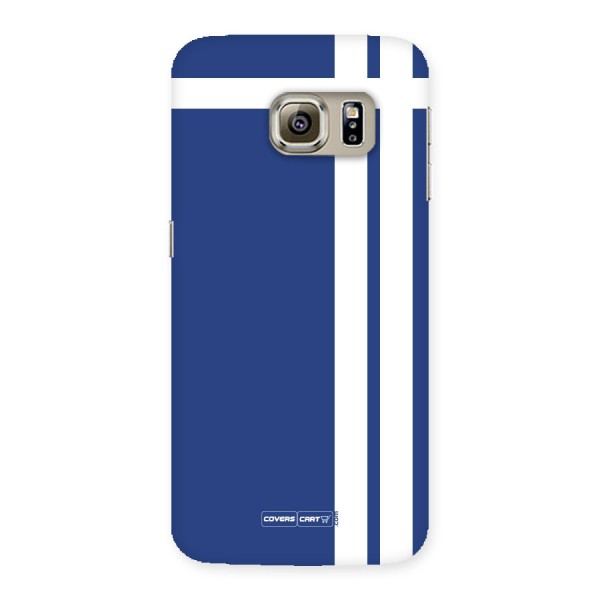 Blue and White Back Case for Samsung Galaxy S6 Edge
