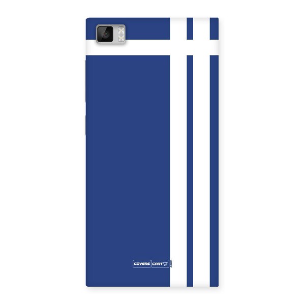 Blue and White Back Case for Xiaomi Mi3