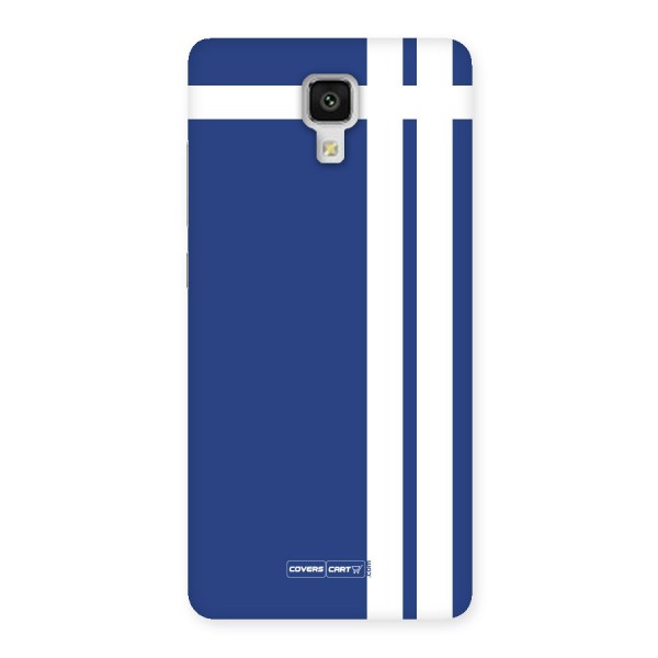 Blue and White Back Case for Xiaomi Mi 4