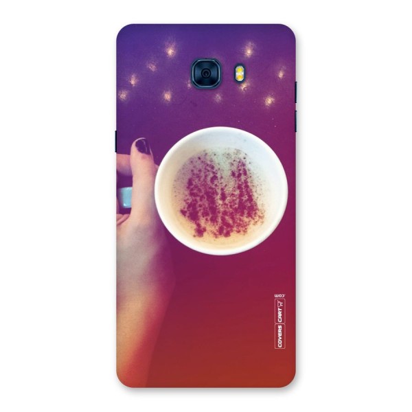 Bokeh Coffee Mug Back Case for Galaxy C7 Pro