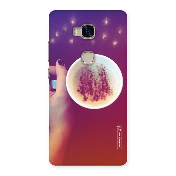 Bokeh Coffee Mug Back Case for Huawei Honor 5X