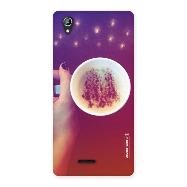 Bokeh Coffee Mug Back Case for Lava Iris 800