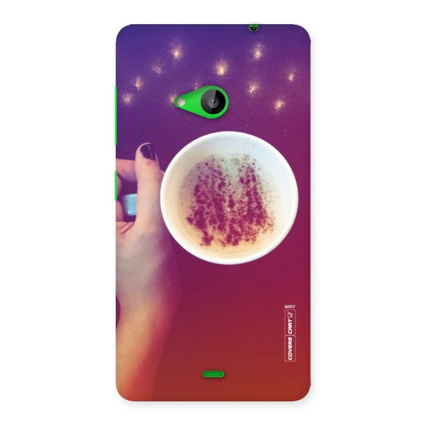 Bokeh Coffee Mug Back Case for Lumia 535