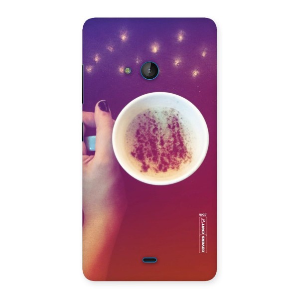 Bokeh Coffee Mug Back Case for Lumia 540