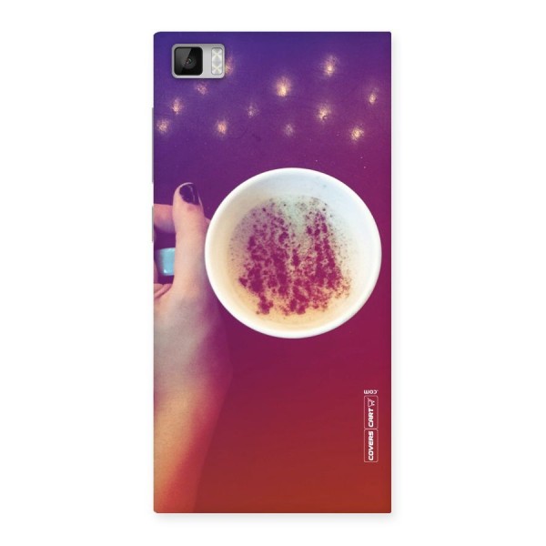 Bokeh Coffee Mug Back Case for Xiaomi Mi3