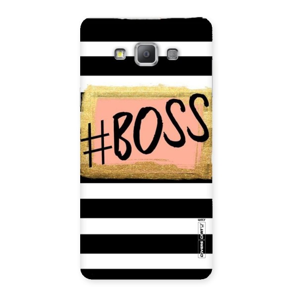 Boss Stripes Back Case for Galaxy A7