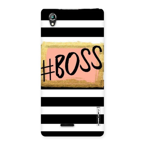 Boss Stripes Back Case for Lava Iris 800