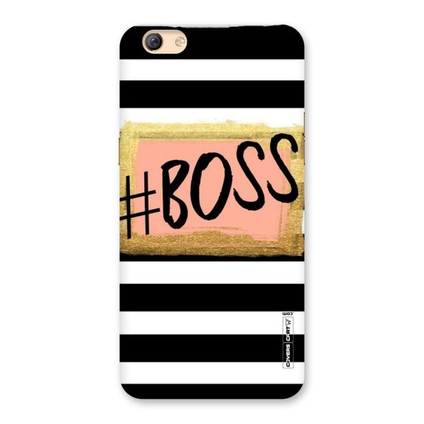 Boss Stripes Back Case for Oppo F3 Plus