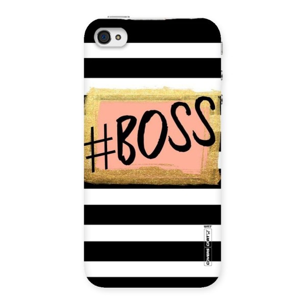 Boss Stripes Back Case for iPhone 4 4s