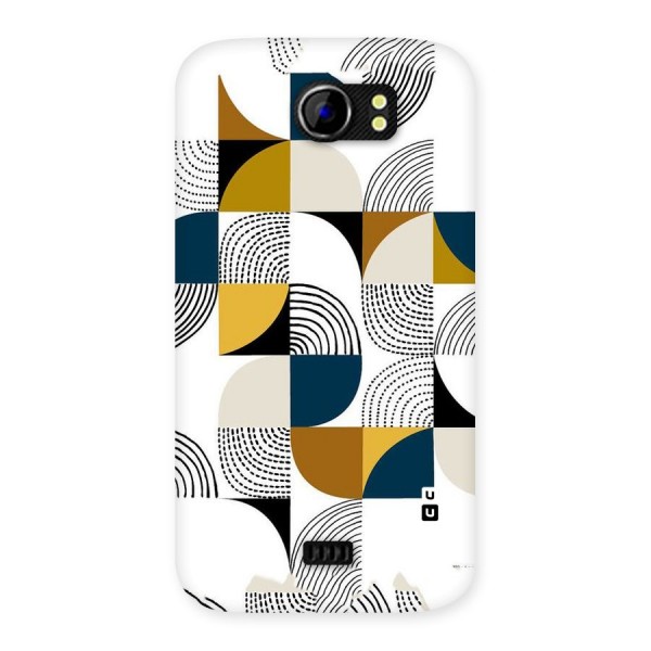 Boxes Pattern Back Case for Micromax Canvas 2 A110