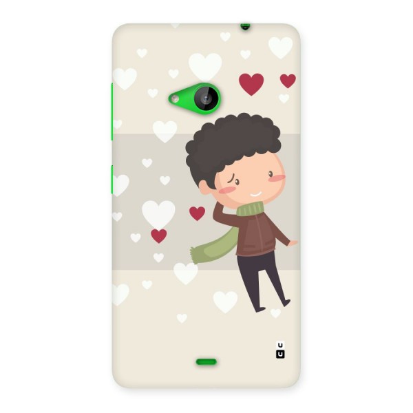 Boy in love Back Case for Lumia 535
