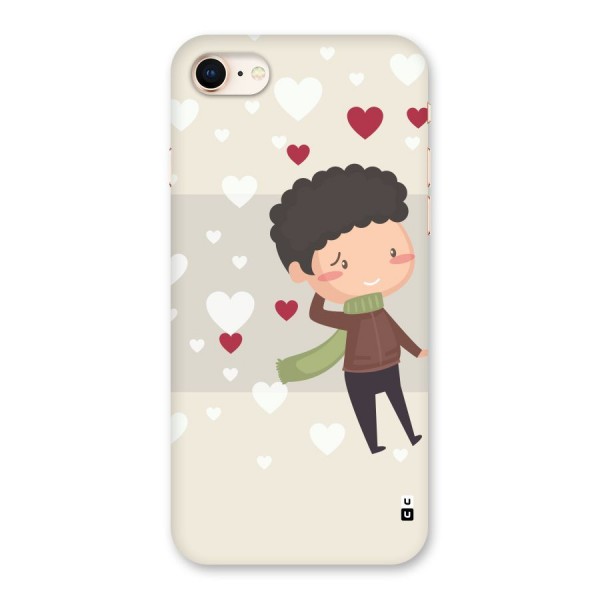 Boy in love Back Case for iPhone 8