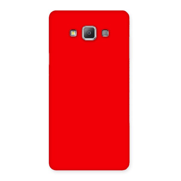 Bright Red Back Case for Galaxy A7
