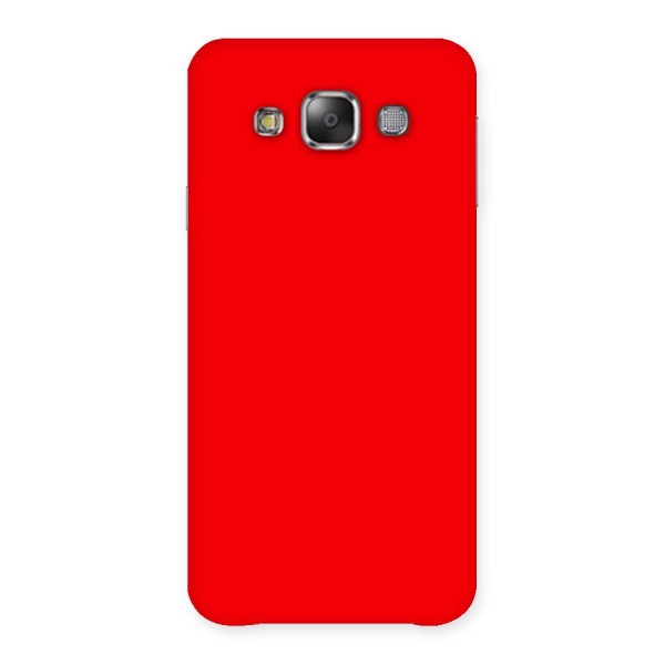 Bright Red Back Case for Galaxy E7