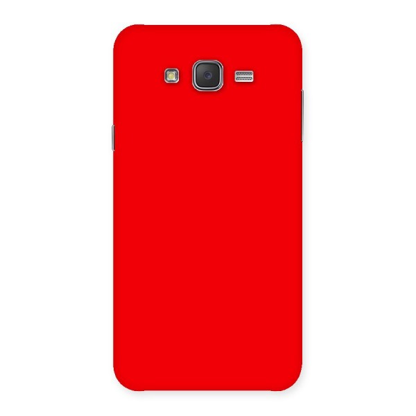 Bright Red Back Case for Galaxy J7