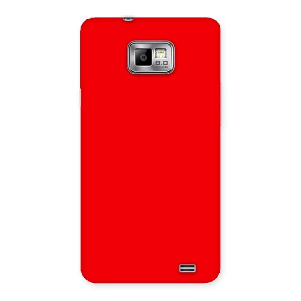 Bright Red Back Case for Galaxy S2