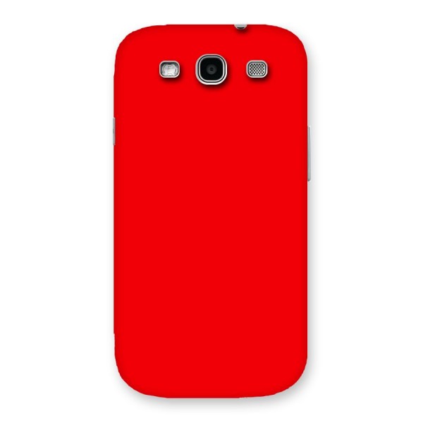 Bright Red Back Case for Galaxy S3