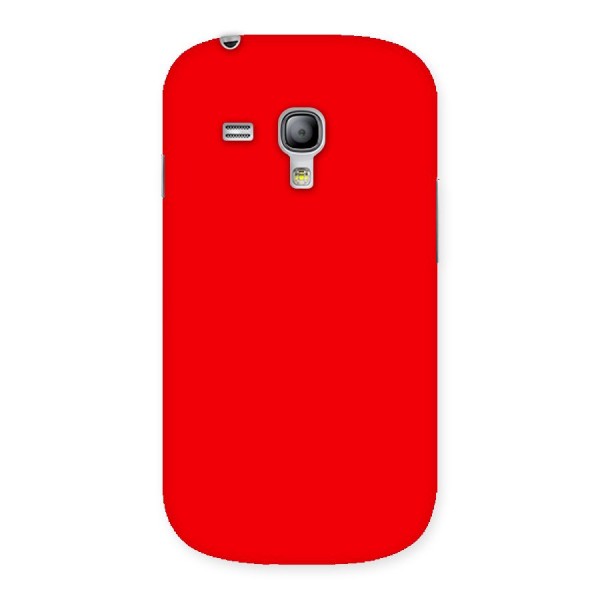 Bright Red Back Case for Galaxy S3 Mini