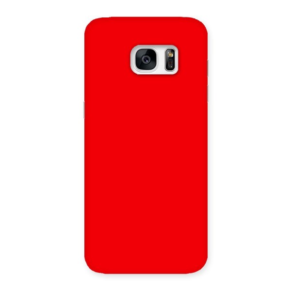 Bright Red Back Case for Galaxy S7 Edge