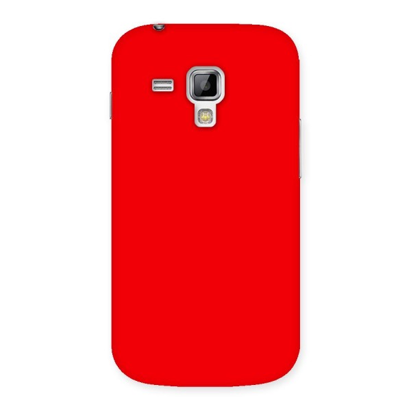 Bright Red Back Case for Galaxy S Duos
