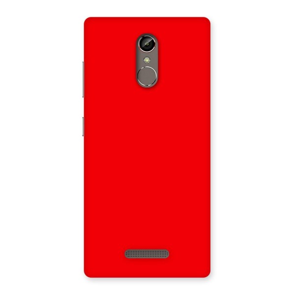 Bright Red Back Case for Gionee S6s