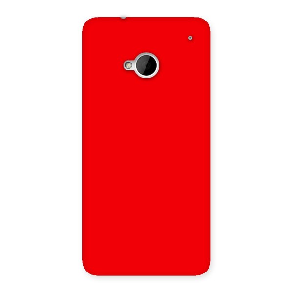 Bright Red Back Case for HTC One M7